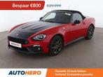 Abarth 124 Spider 1.4 Turbo (bj 2018, automaat), Auto's, Automaat, Achterwielaandrijving, Gebruikt, Zwart