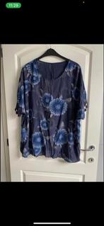 Blauwe blouse paprika maat 46/48, Bleu, Chemisier ou Tunique, Porté, Enlèvement ou Envoi