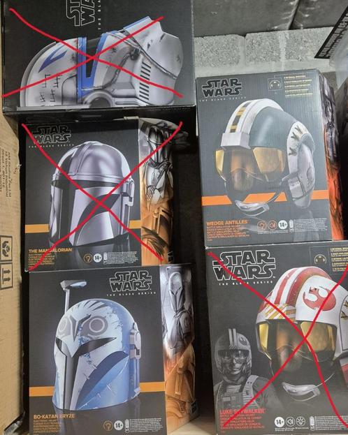 Star Wars black series replica helmets te koop, Verzamelen, Star Wars, Nieuw, Replica, Ophalen