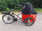 Bakfiets Nihola Family (driewieler), Fietsen en Brommers, Gebruikt, Huif, 2 kinderen, Ophalen