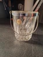 Seau a glacon avec pince cristal d'arques, Enlèvement, Utilisé