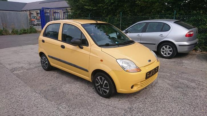Chevrolet matiz 800cc essence 103000km bt auto gps 5ptes GAR, Auto's, Chevrolet, Bedrijf, Te koop, Matiz, ABS, Airbags, Bluetooth