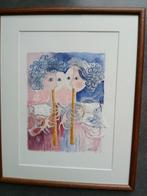 Schilderij vrouw, Ophalen