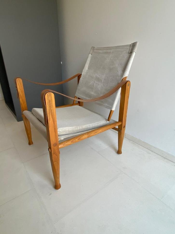 VINTAGE SAFARI-CHAIR 1930  KAARE KLINT, Antiek en Kunst, Antiek | Meubels | Stoelen en Sofa's, Ophalen