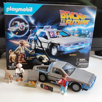 Lot playmobil retour vers le futur, Enlèvement ou Envoi, Comme neuf, Ensemble complet