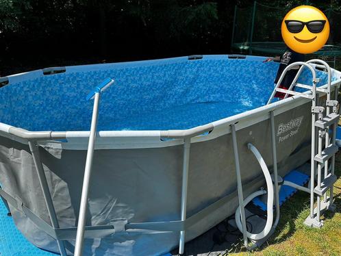 Bestway opzetzwembad 488x305x107, Tuin en Terras, Zwembaden, Zo goed als nieuw, Opzetzwembad, Ophalen of Verzenden