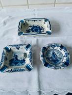 3 asbakken in Delfts blauw, Ophalen of Verzenden