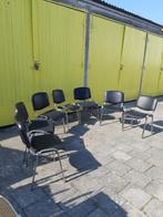 7 chaises métal et cuir, Comme neuf, Contemporain, Enlèvement, Cinq, Six Chaises ou plus