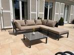 Mooie Loungeset met salontafel, Ophalen, Gebruikt, 7 zitplaatsen, Loungeset
