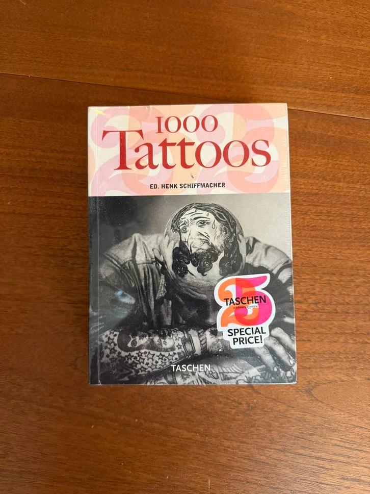 1000 Tattoos – Henk Schiffmacher (Taschen) |  nieuw in folie, Livres, Art & Culture | Photographie & Design, Neuf, Autres sujets/thèmes