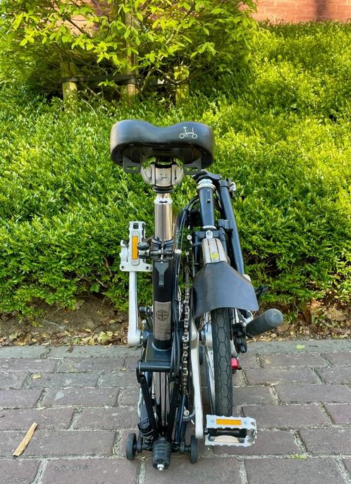 Brompton met opties naafdynamo en bagagerek als nieuw, Fietsen en Brommers, Fietsen | Vouwfietsen, Zo goed als nieuw, Brompton