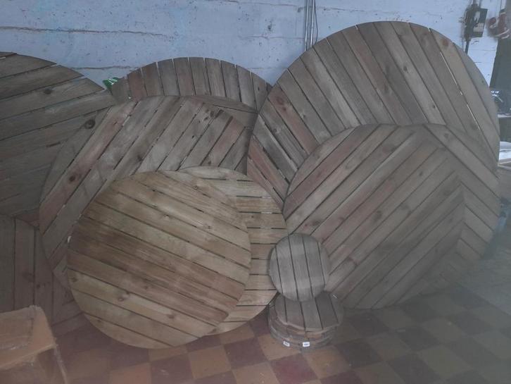 Houten vlonders diverse afmetingen, Tuin en Terras, Overige Tuin en Terras, Zo goed als nieuw, Ophalen