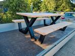 Douglas picknicktafel/kinderpicknick met stalen onderstel, Tuin en Terras, Picknicktafels, Ophalen, Nieuw, Staal
