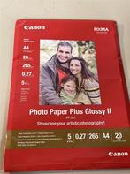 Canon PP-201 Glanzend Fotopapier A4 - 20 vellen - Nieuw, Audio, Tv en Foto, Fotografie | Fotopapier, Ophalen of Verzenden, Nieuw