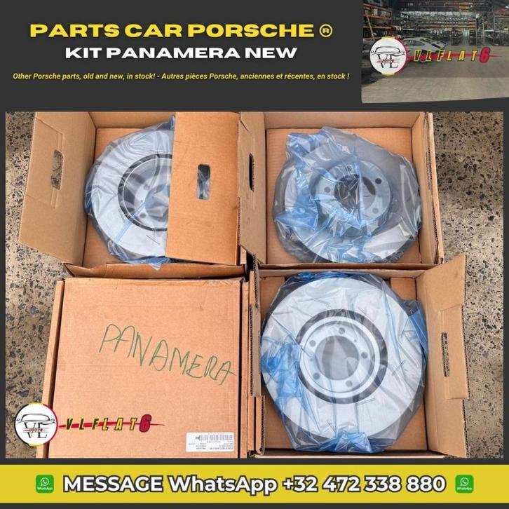 Porsche Panamera remschijven, Auto-onderdelen, Remmen en Aandrijving, Oldtimer onderdelen, Porsche, Nieuw, Ophalen of Verzenden