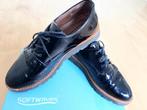 ALS NIEUW! TRENDY BLAUWE HOOGGLANS SCHOENEN (60€ ipv 150€), Schoenen met lage hakken, Blauw, Ophalen of Verzenden, Zo goed als nieuw