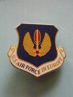 us air force  europe cap badge, Verzamelen, Embleem of Badge, Luchtmacht, Ophalen of Verzenden