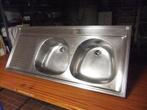 Franke inox keuken  afwasbak, Ophalen, Zo goed als nieuw, 25 tot 50 cm, Overige kleuren