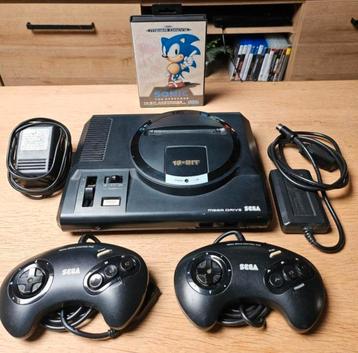 Sega Megadrive + Sonic  beschikbaar voor biedingen