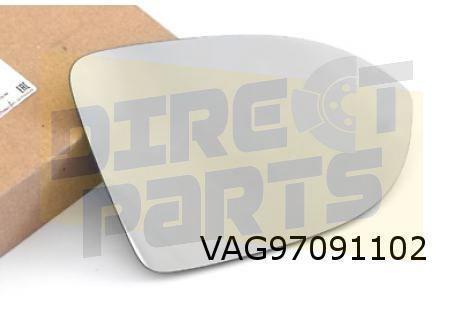 Volkswagen Golf VIII (2/20-) spiegelglas a-sferisch Rechts (, Autos : Pièces & Accessoires, Rétroviseurs, Volkswagen, Neuf, Envoi