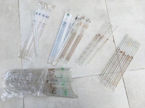 Labo Meetpipetten gegradueerd, labomateriaal, Diversen, Schoolbenodigdheden, Gebruikt, Ophalen of Verzenden
