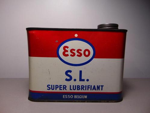 Mooi vintage Esso SL blik, Verzamelen, Merken en Reclamevoorwerpen, Gebruikt, Verpakking, Ophalen of Verzenden
