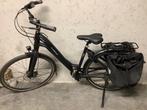 Damesfiets met fietstassen en extra slot, Fietsen en Brommers, Versnellingen, Zo goed als nieuw, 50 tot 53 cm, Ophalen