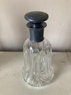 Petite carafe ancienne en cristal avec bouchon en métal arge, Antiquités & Art, Enlèvement