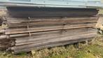 Gevel Planken hard hout afrikaanse padoek + zwarte doek, Ophalen