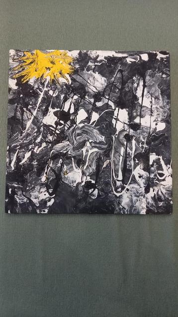 Abstract schilderij'tje beschikbaar voor biedingen