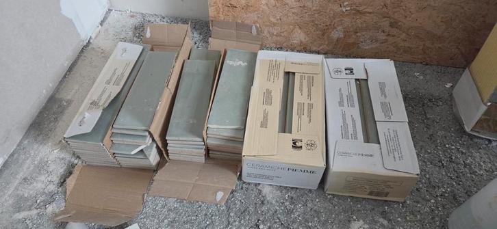 Keramische wandtegels 1,7m², Doe-het-zelf en Bouw, Tegels, Nieuw, Wandtegels, Ophalen