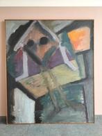 Heel groot schilderij, gesigneerd Godfried Pieters, Antiek en Kunst, Ophalen