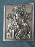 Tegel maria met kind in zamak, Antiek en Kunst, Ophalen