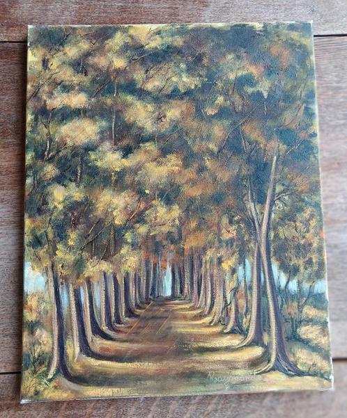Oneindige Laan, Antiek en Kunst, Kunst | Schilderijen | Klassiek, Ophalen of Verzenden