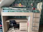 Hoogslaper met bureau en kast, Ophalen, Zo goed als nieuw, Hoogslaper