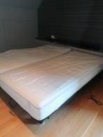 Dubbel bed auping, 2 stevige matrassen, 90x200, Huis en Inrichting, Slaapkamer | Boxsprings, Ophalen, Tweepersoons, Zo goed als nieuw