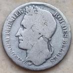 1 Franc 1840 (Gelauwerd) Leopold I / Zeldzaam !!, Postzegels en Munten, Munten | België, Ophalen of Verzenden