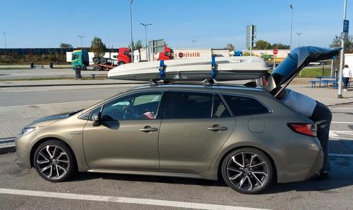 Thule dakkoffer EN dakdragers, zeer grote bak!, Auto diversen, Dakkoffers, Gebruikt, Ophalen
