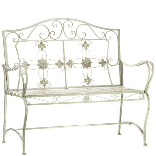 metalen tuinbank in grijze kleuren..., Tuin en Terras, Tuinmeubel-accessoires, Nieuw, Ophalen