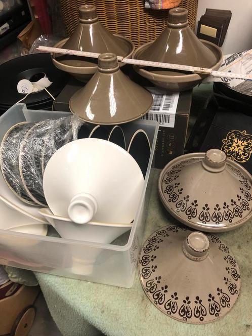 Tagines en losse deksels stoommandjes., Huis en Inrichting, Keuken | Potten en Pannen, Zo goed als nieuw, Ophalen of Verzenden