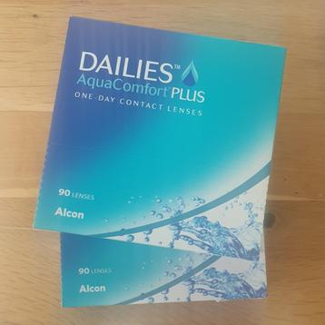 Dailies aquacomfort plus daglenzen 2x 90 stuks verzegeld beschikbaar voor biedingen