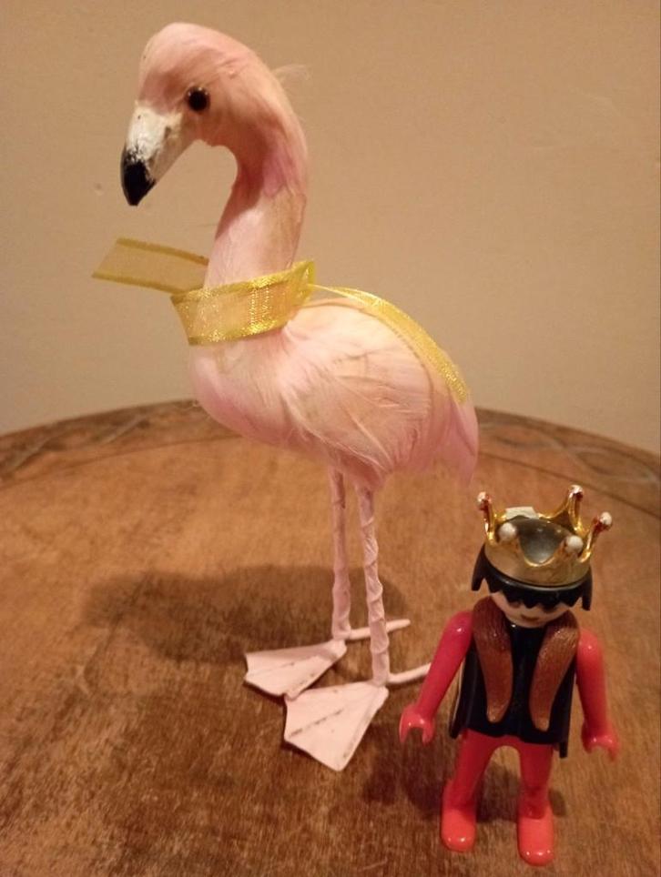 678) Pink Flamingo, Antiquités & Art, Art | Sculptures & Bois, Enlèvement ou Envoi