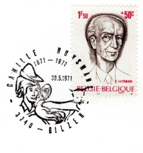 België : 30.5.1971 : Geïllustreerde stempel #@ BILZEN @#, Postzegels en Munten, Postzegels | Europa | België, Gestempeld, Frankeerzegel