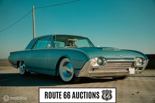 Ford Thunderbird 1962 | Route 66 auctions, Auto's, Oldtimers, Bedrijf, Te koop, Ford, Benzine, Coupé, 2 deurs, Automaat, Blauw