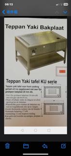 Teppanyaki bakplaat 17kw/gas  140x80 cm, Elektronische apparatuur, Ophalen, Zo goed als nieuw, Tafelgrill