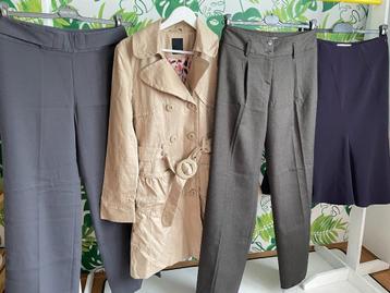 Pakket dameskledij merkkledij - GRATIS trenchcoat - maat 38 beschikbaar voor biedingen
