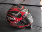 Motor helm rood en blauw, Motos, Vêtements | Casques de moto, XL, Nolan