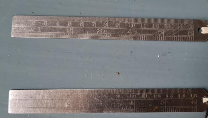 2 mesures prises par les Victorian Sheffield Engineers, Antiquités & Art, Antiquités | Outils & Instruments, Enlèvement ou Envoi