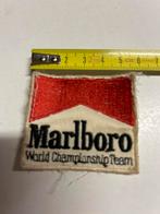 Vintage opnaai patch Marlboro world championship team, Gebruikt, Ophalen of Verzenden