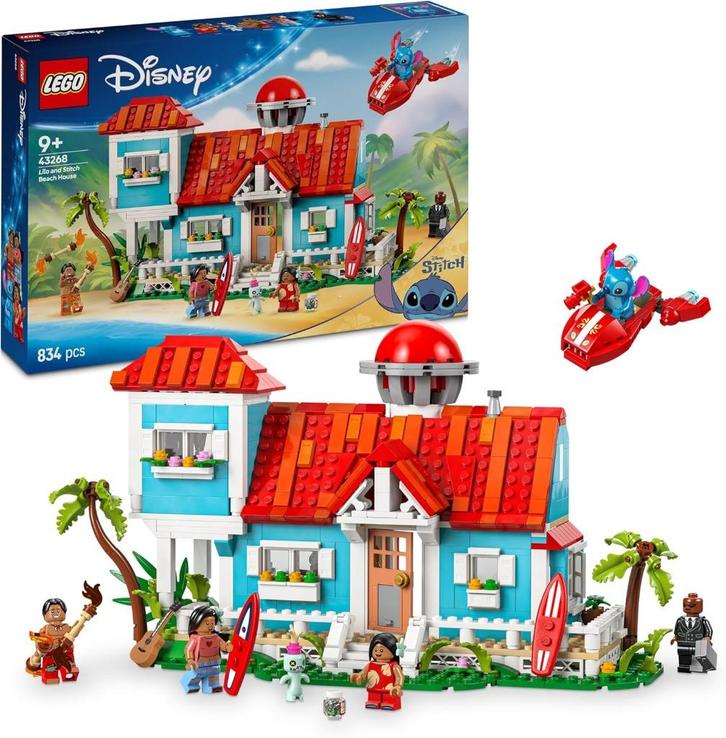 Neuf - Lego La maison sur la plage de Lilo et Stitch (43268), Enfants & Bébés, Jouets | Duplo & Lego, Neuf, Lego, Ensemble complet